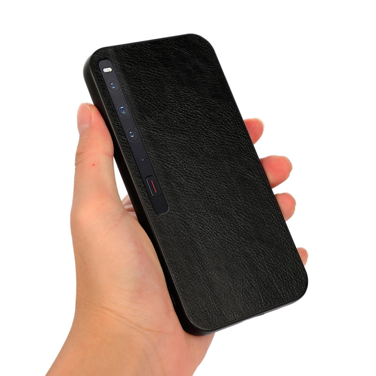 For Huawei Mate Xs 2 Two-color Litchi Texture PU Phone Case(Black) - Huawei Cases by PMC TechLife | Online Shopping South Africa | PMC TechLife