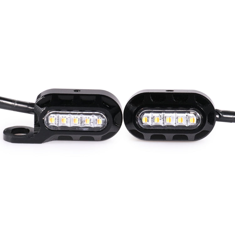 HP-Z058 Motorcycle Modified Rearview Mirror LED Turn Signal Light for Harley Sportsters XL 883 / 1200(Black) - Turn Signal by PMC TechLife | Online Shopping South Africa | PMC TechLife | Buy Now Pay Later Mobicred