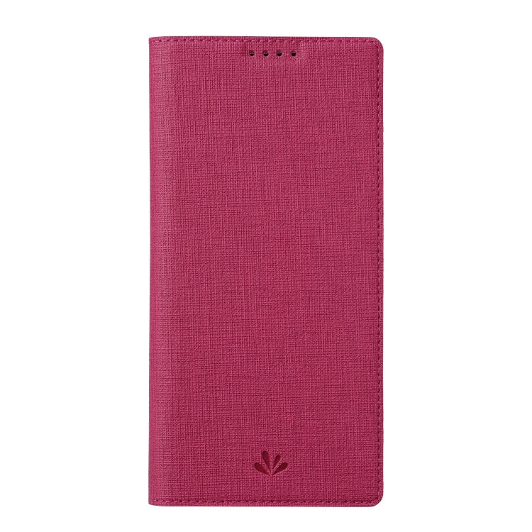 For Sharp Aquos R7 ViLi DMX Series Shockproof TPU + PU Leather Magnetic Attraction Horizontal Flip Case(Rose Red) - More Brand by ViLi | Online Shopping South Africa | PMC Jewellery | Buy Now Pay Later Mobicred