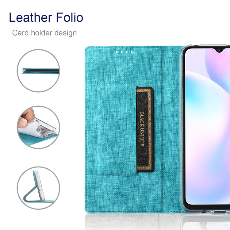 For Sharp Aquos R7 ViLi DMX Series Shockproof TPU + PU Leather Magnetic Attraction Horizontal Flip Case(Blue) - free shipping - PMC Jewellery - Order now!