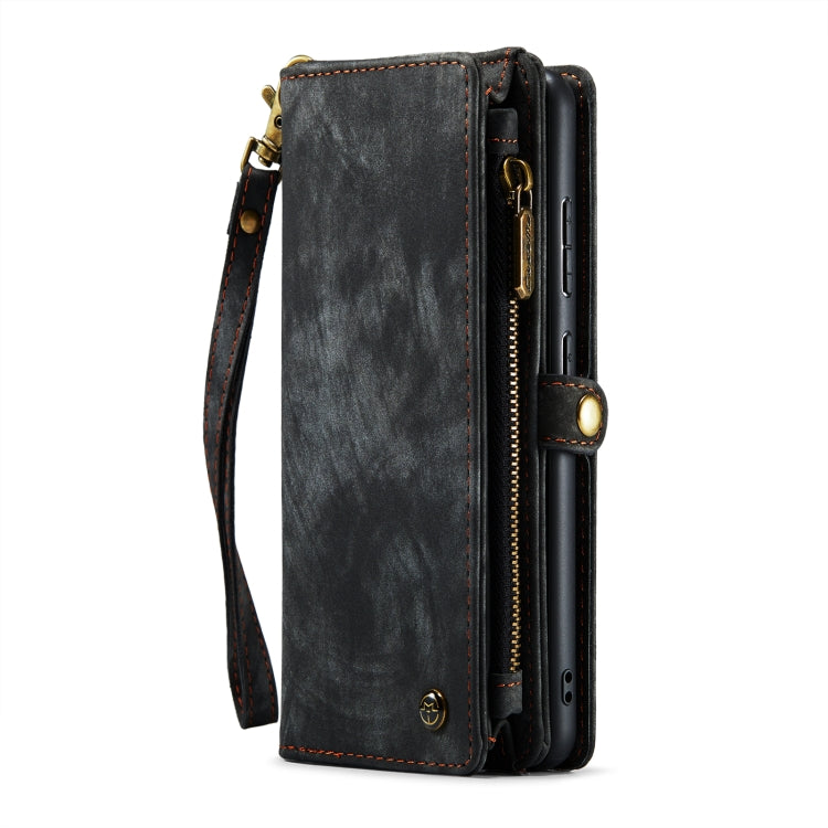 For Galaxy S20 CaseMe Detachable Multifunctional Horizontal Flip Leather Case, with Card Slot & Holder & Zipper Wallet & Photo Frame(Black) - Galaxy Phone Cases by CaseMe | Online Shopping South Africa | PMC Jewellery | Buy Now Pay Later Mobicred
