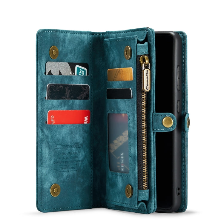 For Galaxy S20 CaseMe Detachable Multifunctional Horizontal Flip Leather Case, with Card Slot & Holder & Zipper Wallet & Photo Frame(Green) - free shipping - PMC Jewellery - Order now!