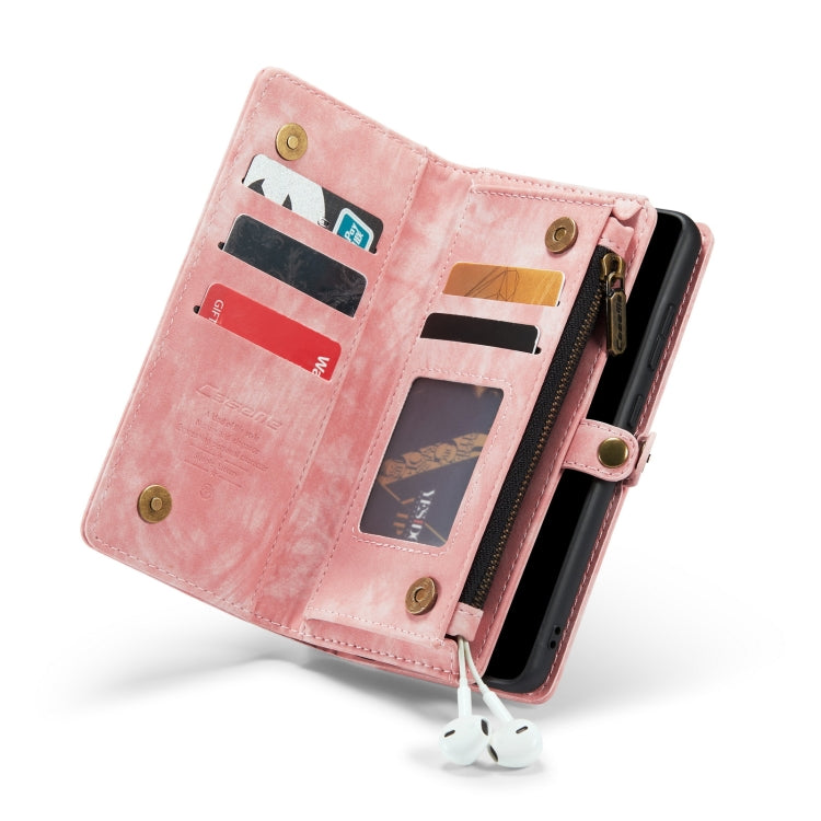 For Samsung Galaxy S20 CaseMe Detachable Multifunctional Horizontal Flip Leather Case, with Card Slot & Holder & Zipper Wallet & Photo Frame (Pink) - free shipping - PMC Jewellery - Order now!