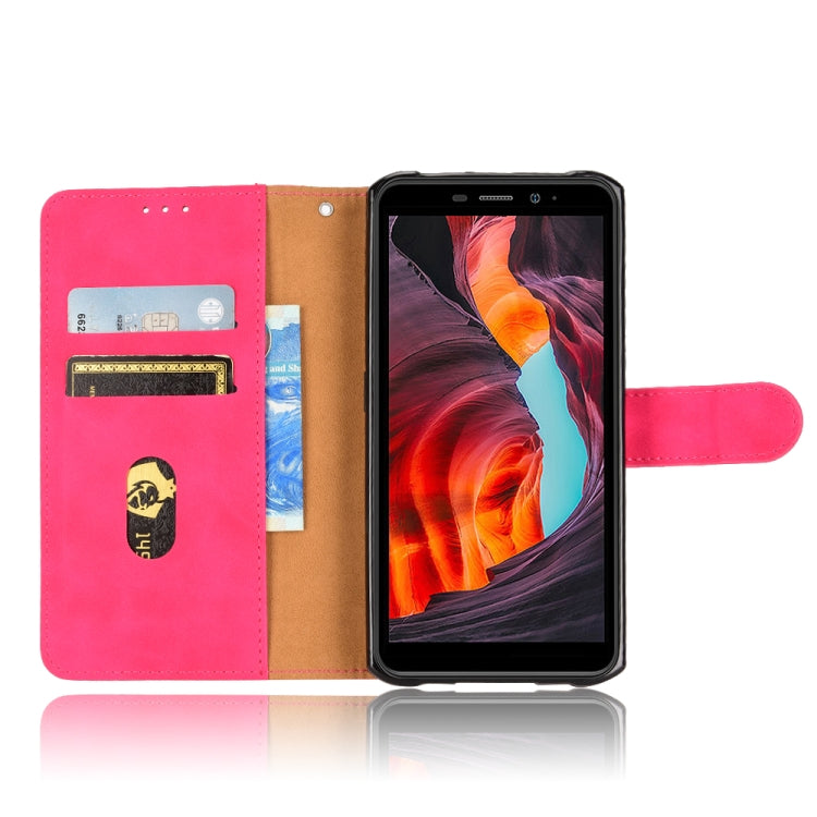 For Ulefone Armor X10 Skin Feel Magnetic Flip Leather Phone Case(Rose Red) - Ulefone Cases by PMC Jewellery | Online Shopping South Africa | PMC Jewellery | Buy Now Pay Later Mobicred