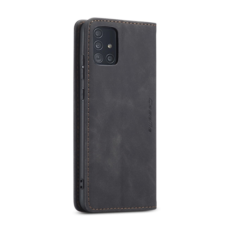 For Galaxy A51 CaseMe Multifunctional Horizontal Flip Leather Case, with Card Slot & Holder & Wallet(Black) - free shipping - PMC TechLife - Order now!