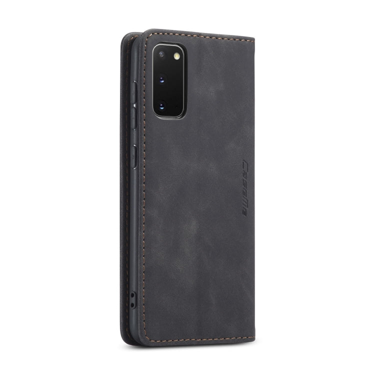 For Galaxy S20 CaseMe Multifunctional Horizontal Flip Leather Case, with Card Slot & Holder & Wallet(Black) - free shipping - PMC Jewellery - Order now!