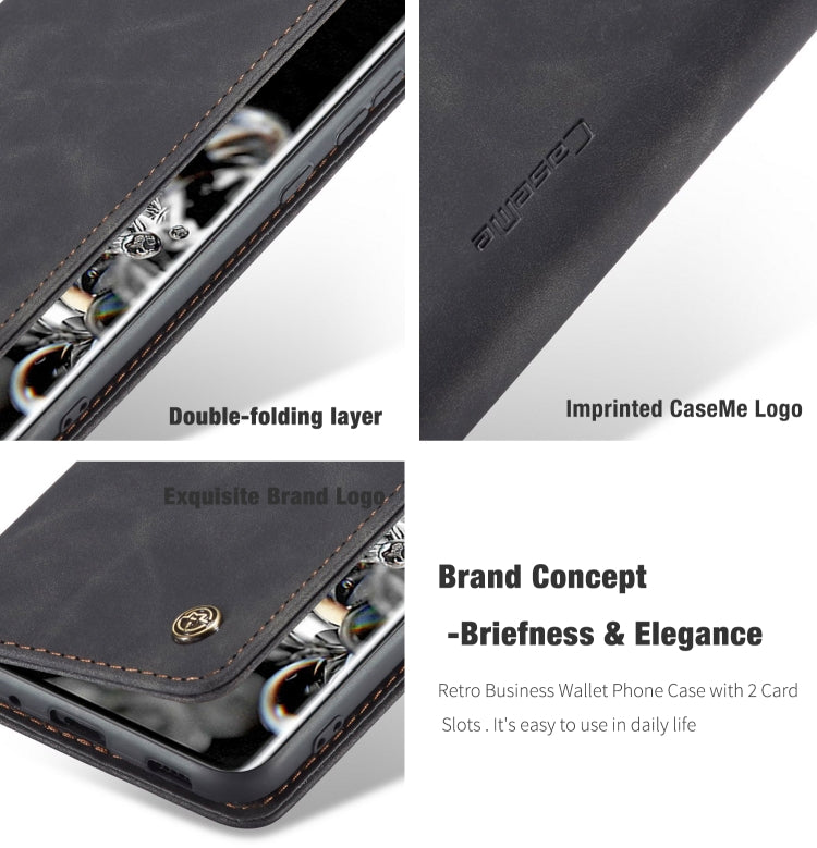 For Galaxy S20 Ultra CaseMe Multifunctional Horizontal Flip Leather Case, with Card Slot & Holder & Wallet(Black) - Galaxy Phone Cases by CaseMe | Online Shopping South Africa | PMC Jewellery | Buy Now Pay Later Mobicred