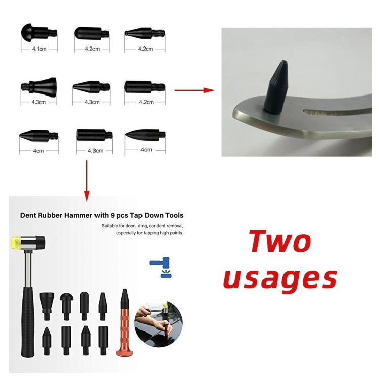 N1 76 in 1 Car Paintless Dent Removal Fender Damage Repair Puller Lifter, Plug Type:UK Plug - Sheet Metal Tools by PMC TechLife | Online Shopping South Africa | PMC TechLife | Buy Now Pay Later Mobicred