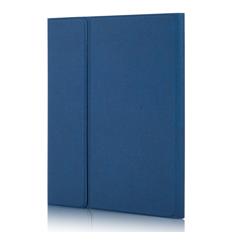 RK11D Backlight Cloth Texture Detachable Magnetic Bluetooth Keyboard Horizontal Flip Leather Tablet Case for iPad Pro 11 2020 / 2018 with Holder & Pen Slot(Blue) - For iPad Pro by PMC TechLife | Online Shopping South Africa | PMC TechLife