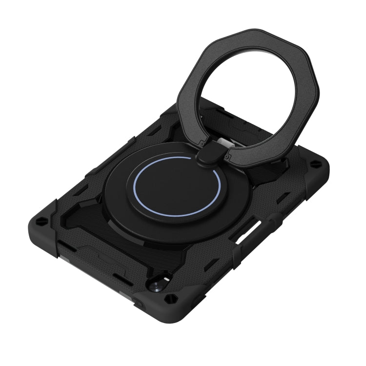 For OPPO Pad Armor Contrast Color Silicone + PC Tablet Case(Black) - OPPO by PMC TechLife | Online Shopping South Africa | PMC TechLife | Buy Now Pay Later Mobicred