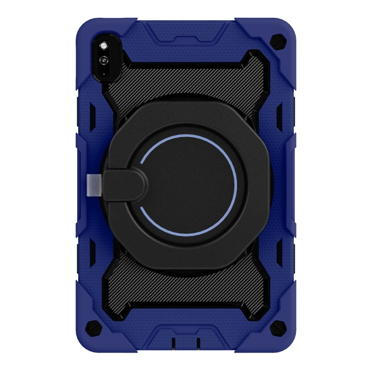 For Huawei MatePad 10.4 Armor Contrast Color Silicone + PC Tablet Case(Navy Blue) - Huawei by PMC TechLife | Online Shopping South Africa | PMC TechLife | Buy Now Pay Later Mobicred
