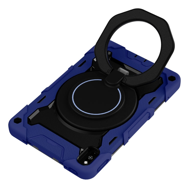 For Huawei MatePad 10.4 Armor Contrast Color Silicone + PC Tablet Case(Navy Blue) - Huawei by PMC TechLife | Online Shopping South Africa | PMC TechLife | Buy Now Pay Later Mobicred