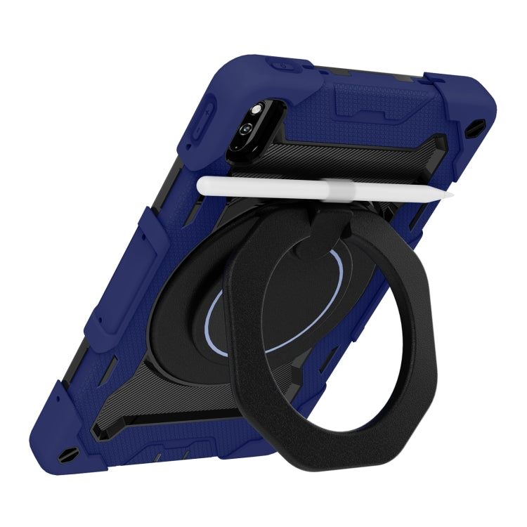 For Huawei MatePad 10.4 Armor Contrast Color Silicone + PC Tablet Case(Navy Blue) - Huawei by PMC TechLife | Online Shopping South Africa | PMC TechLife | Buy Now Pay Later Mobicred