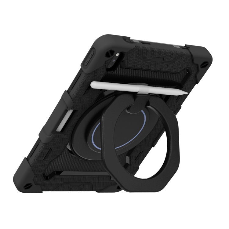 For Huawei Matepad Pro 10.8 Armor Contrast Color Silicone + PC Tablet Case(Black) - Huawei by PMC TechLife | Online Shopping South Africa | PMC TechLife | Buy Now Pay Later Mobicred