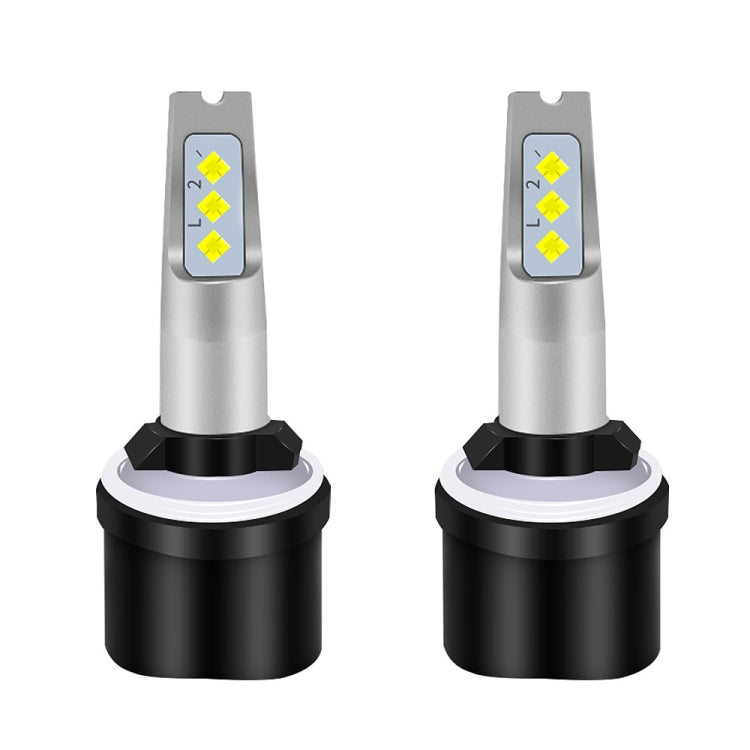 1 Pair 880 DC 12V-24V 12W 1800LM Car LED Fog Light(Yellow Light) - Fog / Driving Lights by PMC TechLife | Online Shopping South Africa | PMC TechLife | Buy Now Pay Later Mobicred