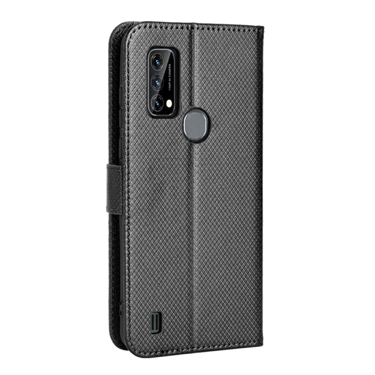 For Blackview A50 Diamond Texture Leather Phone Case(Black) - More Brand by PMC TechLife | Online Shopping South Africa | PMC TechLife | Buy Now Pay Later Mobicred