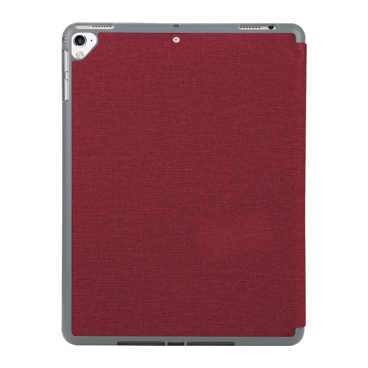 Mutural King Kong Series Deformation Holder Leather Tablet Case For iPad 9.7 2018 / 2017(Red) - free shipping - PMC TechLife - Order now!