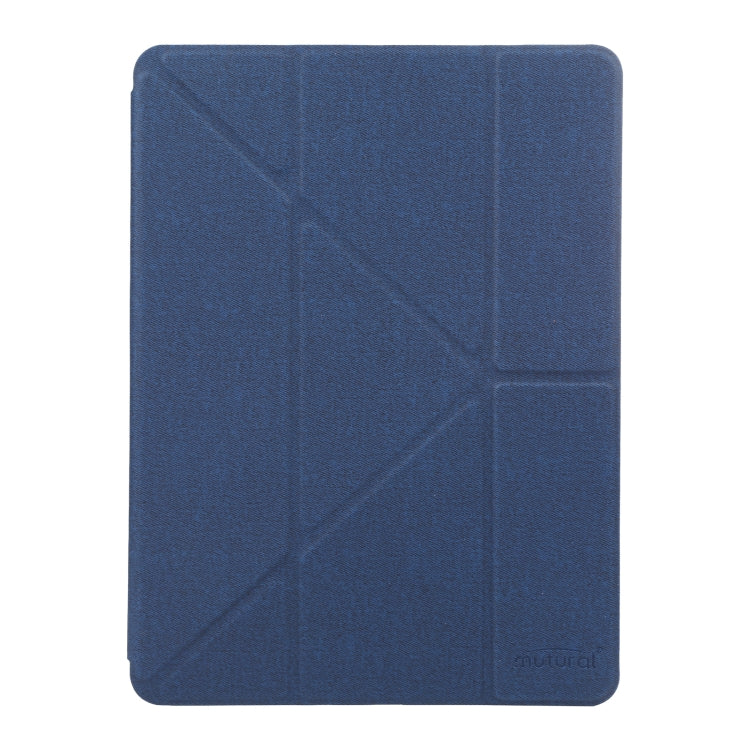 Mutural King Kong Series Deformation Holder Leather Tablet Case For iPad Pro 10.5 2019 / 2017(Blue) - free shipping - PMC TechLife - Order now!