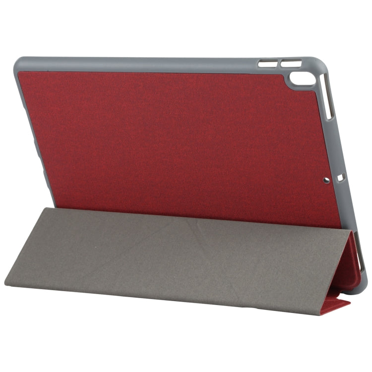Mutural King Kong Series Deformation Holder Leather Tablet Case For iPad Pro 10.5 2019 / 2017(Red) - free shipping - PMC TechLife - Order now!