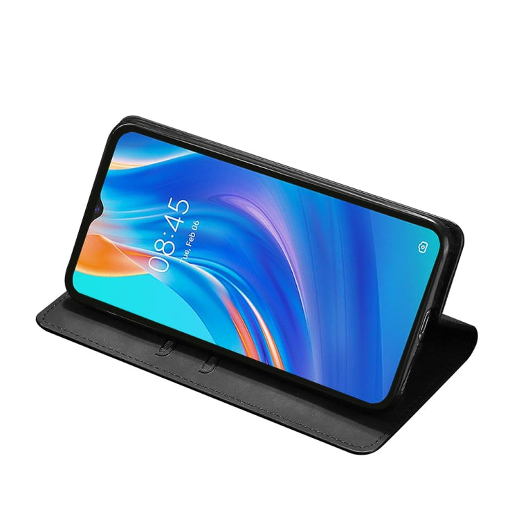 For DOOGEE X96 Pro Skin Feel Magnetic Horizontal Flip Leather Phone Case(Blue) - More Brand by PMC TechLife | Online Shopping South Africa | PMC TechLife | Buy Now Pay Later Mobicred