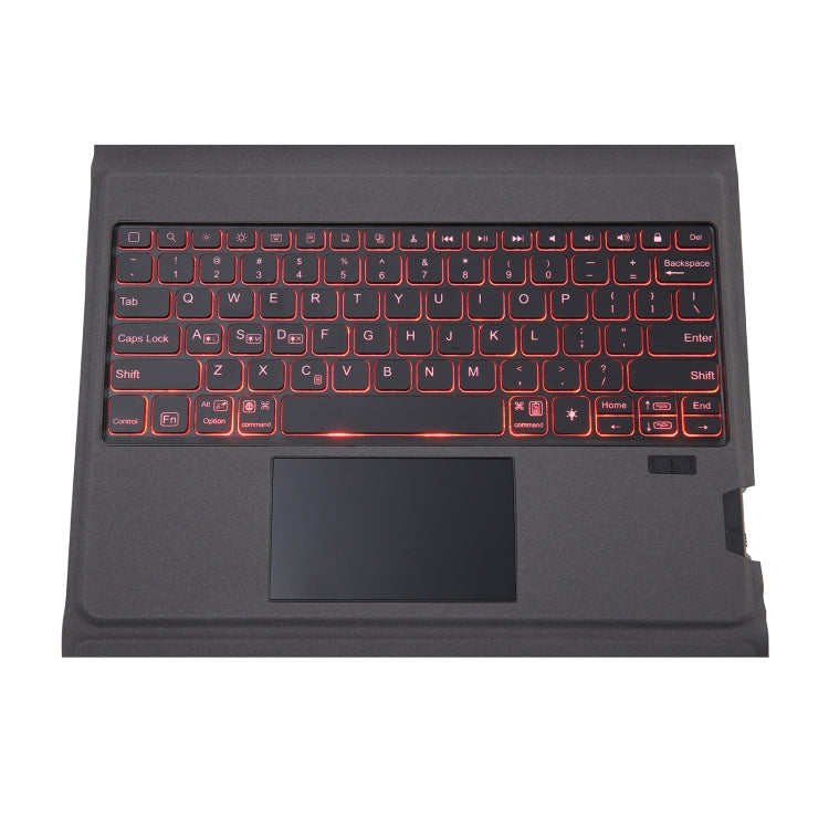 T01S Integrated Bluetooth Keyboard Leather Case with Backlight & Touchpad & Holder For iPad Pro 11 2021 / 2020 / 2018(Black) - For iPad Air by PMC TechLife | Online Shopping South Africa | PMC TechLife