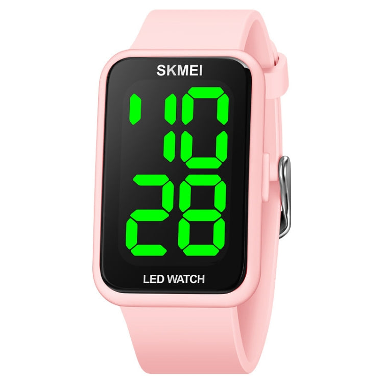 SKMEI 1873 PU Strap Waterproof LED Electronic Watch(Pink) - free shipping - PMC TechLife - Order now!