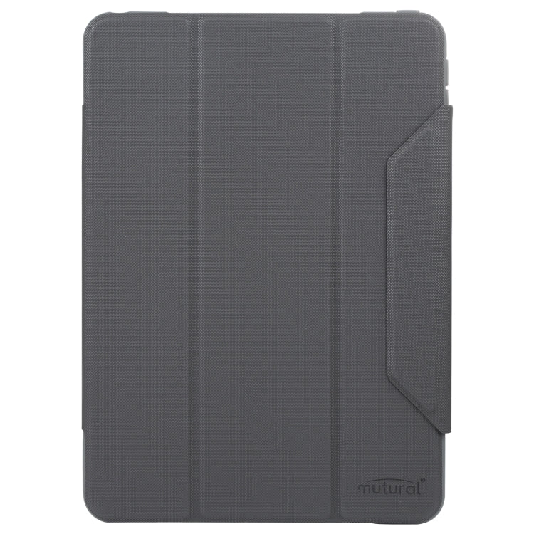 For iPad 10.2 / iPad Pro 10.5 Mutural Yagao Series PC Horizontal Flip Leather Tablet Case(Grey) - free shipping - PMC TechLife - Order now!