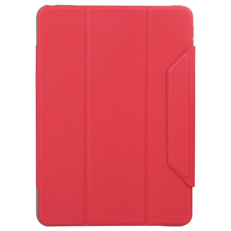 For iPad 10.2 / iPad Pro 10.5 Mutural Yagao Series PC Horizontal Flip Leather Tablet Case(Red) - free shipping - PMC TechLife - Order now!