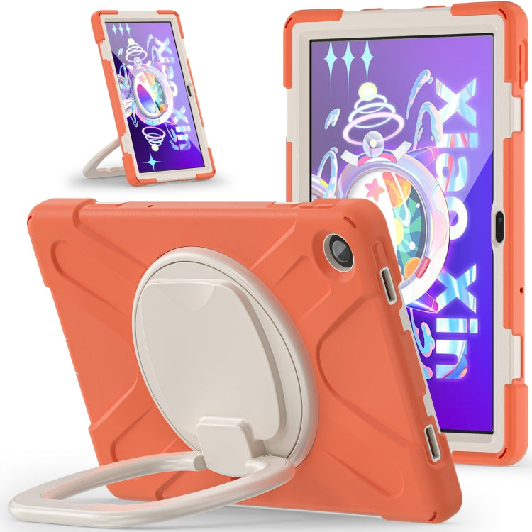 For Lenovo Tab M10 Plus 10.6 3rd Gen 2022 Silicone + PC Protective Tablet Case(Coral Orange) - Lenovo by PMC TechLife | Online Shopping South Africa | PMC TechLife | Buy Now Pay Later Mobicred