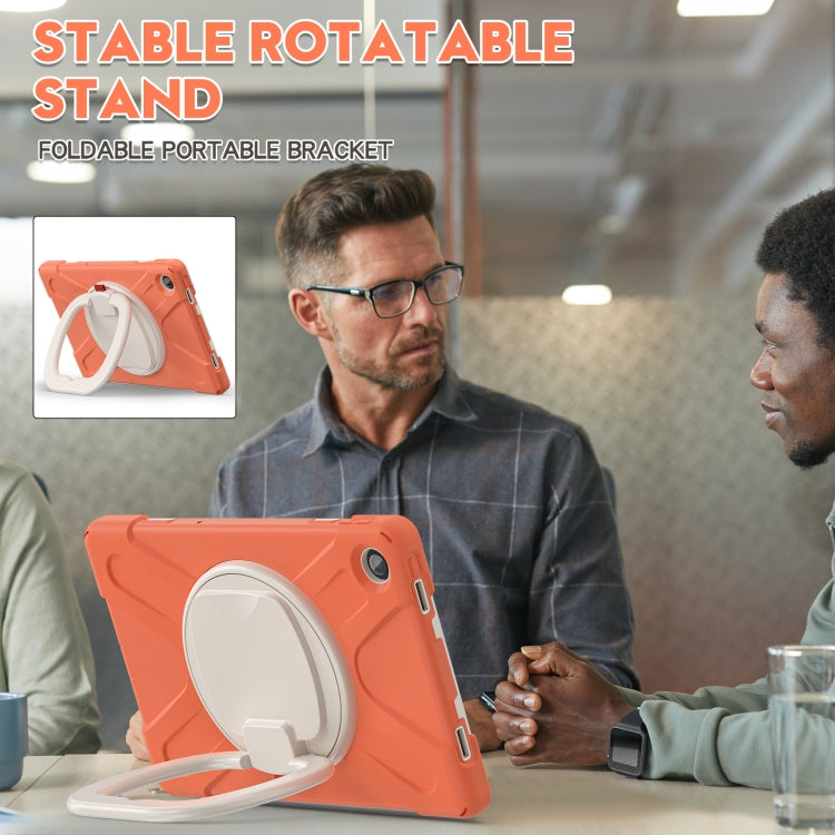 For Lenovo Tab M10 Plus 10.6 3rd Gen 2022 Silicone + PC Protective Tablet Case(Coral Orange) - Lenovo by PMC TechLife | Online Shopping South Africa | PMC TechLife | Buy Now Pay Later Mobicred