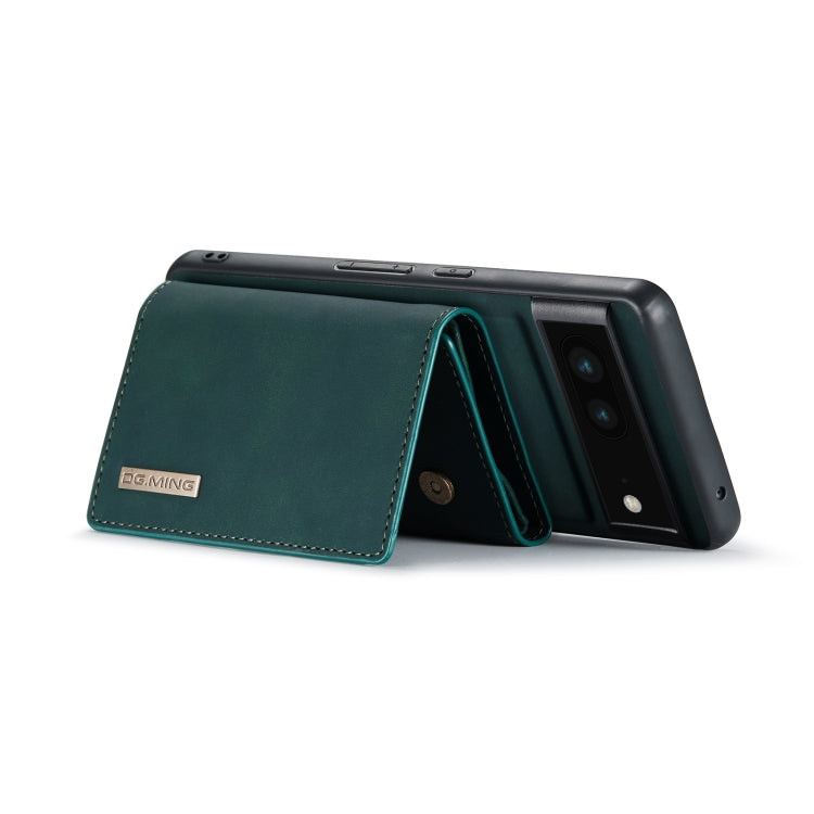 For Google Pixel 6A DG.MING M1 Series 3-Fold Multi Card Wallet + Magnetic Phone Case(Green) - free shipping - PMC TechLife - Order now!