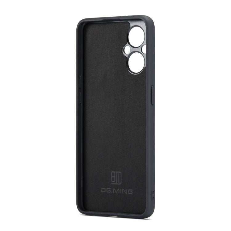 For OnePlus Nord N20 5G DG.MING M1 Series 3-Fold Multi Card Wallet + Magnetic Phone Case(Red) - OnePlus Cases by DG.MING | Online Shopping South Africa | PMC TechLife | Buy Now Pay Later Mobicred
