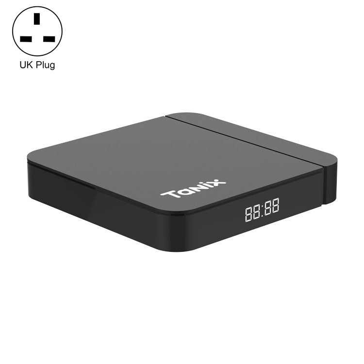Tanix W2 Amlogic S905 Quad Core Smart TV Set Top Box, RAM:4G+64G With Dual Wifi/BT(UK Plug) - Amlogic S905 by PMC TechLife | Online Shopping South Africa | PMC TechLife | Buy Now Pay Later Mobicred