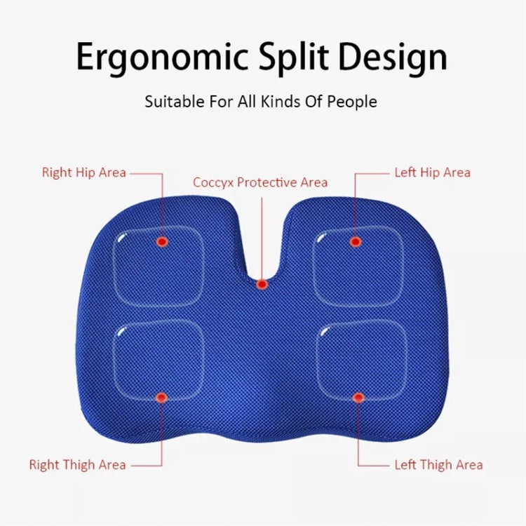 Soft U-shaped cushion Ergonomic Seat, Model:Mesh Style(Brown) - Cushions & Pillows by PMC Jewellery | Online Shopping South Africa | PMC Jewellery | Buy Now Pay Later Mobicred