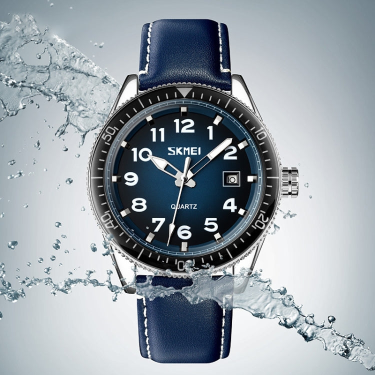 SKMEI 9232 Stainless Steel Buckle Glass Mirror Waterproof Resistant Quartz Watch(Belt - Rose Gold and Black) - free shipping - PMC TechLife - Order now!