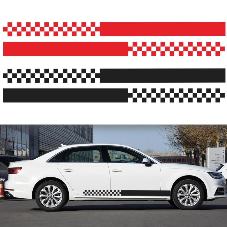 2 PCS/Set D-282 Waistline Pattern Car Modified Decorative Sticker(Black) - Decorative Sticker by PMC Jewellery | Online Shopping South Africa | PMC Jewellery | Buy Now Pay Later Mobicred
