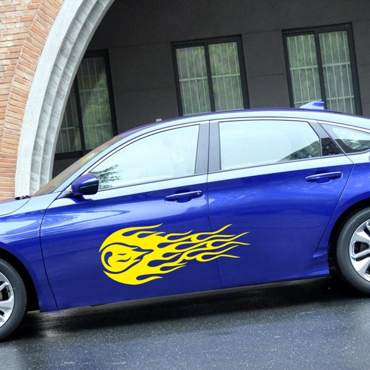 D-451 Car Modified Side Door Front Rear Bumpers Rearview Mirror Decorative Sticker(Yellow) - Decorative Sticker by PMC TechLife | Online Shopping South Africa | PMC TechLife | Buy Now Pay Later Mobicred