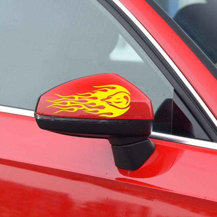 D-451 Car Modified Side Door Front Rear Bumpers Rearview Mirror Decorative Sticker(Yellow) - Decorative Sticker by PMC TechLife | Online Shopping South Africa | PMC TechLife | Buy Now Pay Later Mobicred