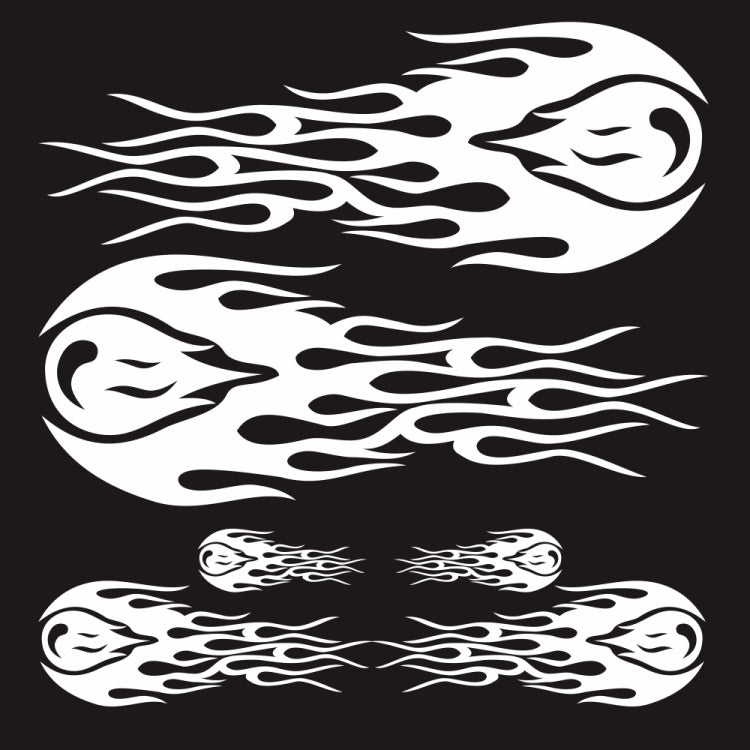 D-451 Car Modified Side Door Front Rear Bumpers Rearview Mirror Decorative Sticker(White) - Decorative Sticker by PMC TechLife | Online Shopping South Africa | PMC TechLife | Buy Now Pay Later Mobicred