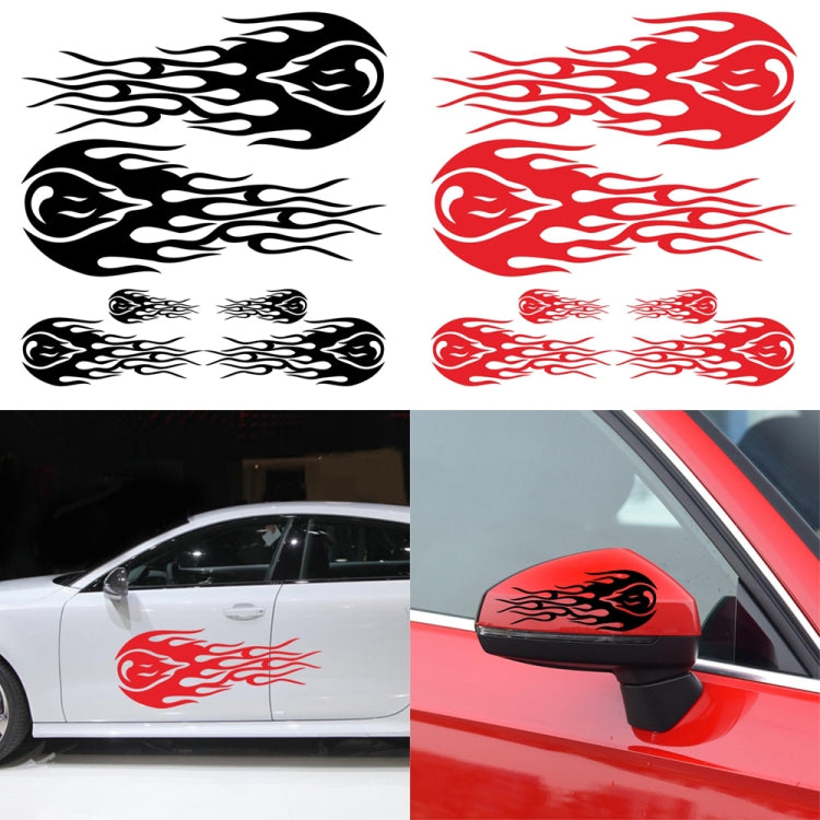 D-451 Car Modified Side Door Front Rear Bumpers Rearview Mirror Decorative Sticker(Red) - Decorative Sticker by PMC TechLife | Online Shopping South Africa | PMC TechLife | Buy Now Pay Later Mobicred