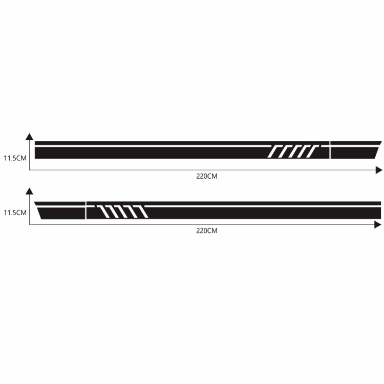 D-655 Universal Car Modified Decorative Sticker(Black) - Decorative Sticker by PMC Jewellery | Online Shopping South Africa | PMC Jewellery | Buy Now Pay Later Mobicred