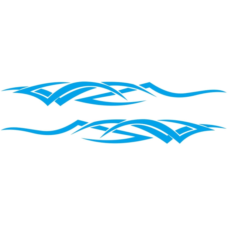 2 PCS/Set D-731 Totem Pattern Car Modified Decorative Sticker(Blue) - Decorative Sticker by PMC TechLife | Online Shopping South Africa | PMC TechLife | Buy Now Pay Later Mobicred