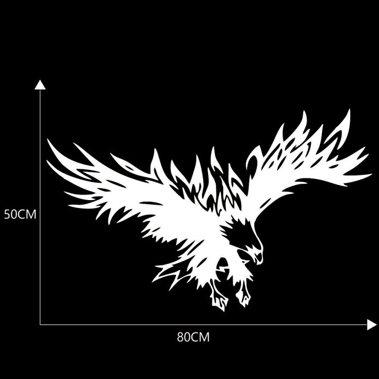 D-733 Eagle Pattern Car Modified Hood Decorative Sticker(White) - Decorative Sticker by PMC TechLife | Online Shopping South Africa | PMC TechLife | Buy Now Pay Later Mobicred