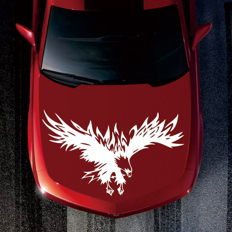 D-733 Eagle Pattern Car Modified Hood Decorative Sticker(White) - Decorative Sticker by PMC TechLife | Online Shopping South Africa | PMC TechLife | Buy Now Pay Later Mobicred