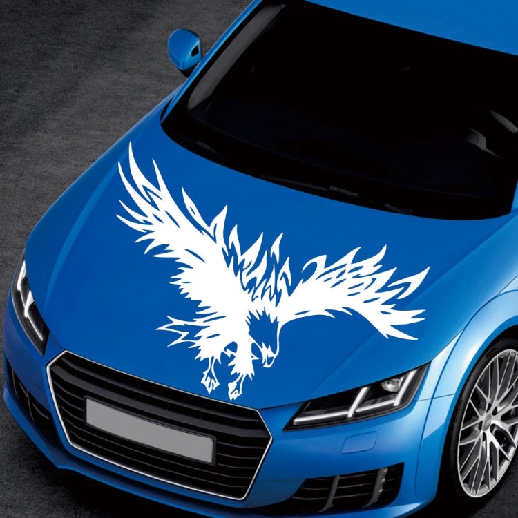 D-733 Eagle Pattern Car Modified Hood Decorative Sticker(White) - Decorative Sticker by PMC TechLife | Online Shopping South Africa | PMC TechLife | Buy Now Pay Later Mobicred