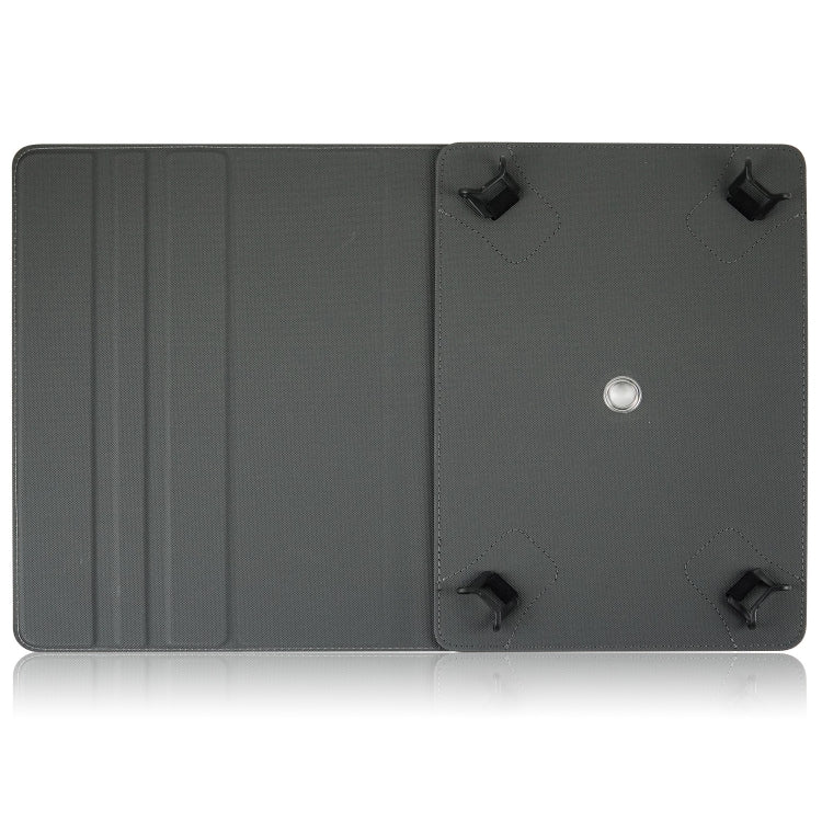 For 10 inch Cloth Texture 360 Rotation Horizontal Flip Universal Tablet PC Leather Case with Pen Slot(Grey) - free shipping - PMC TechLife - Order now!