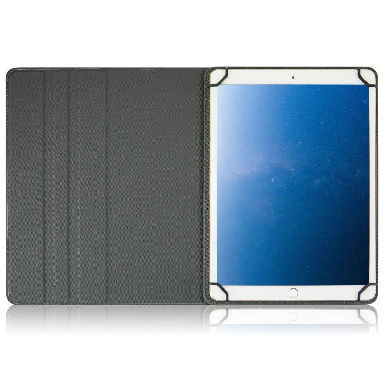 For 10 inch Cloth Texture 360 Rotation Horizontal Flip Universal Tablet PC Leather Case with Pen Slot(Rose Gold) - 10 - 11 inch by PMC TechLife | Online Shopping South Africa | PMC TechLife | Buy Now Pay Later Mobicred
