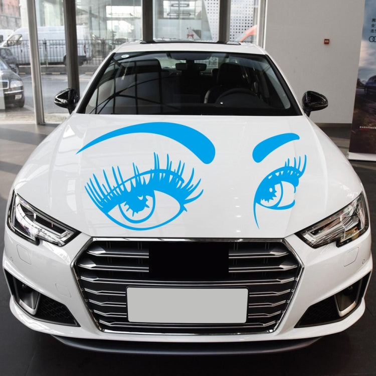 D-821 Beauty Eyes Pattern Car Modified Decorative Sticker(Blue) - Decorative Sticker by PMC TechLife | Online Shopping South Africa | PMC TechLife | Buy Now Pay Later Mobicred