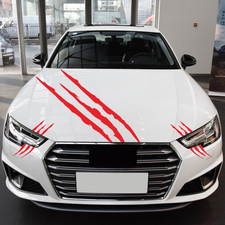 D-865 Claw Scratches Pattern Car Modified Decorative Sticker(Red) - free shipping - PMC TechLife - Order now!