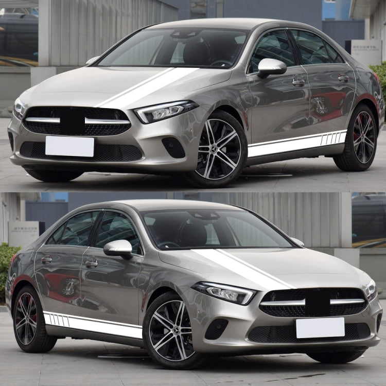 D-930 Lines Pattern Car Modified Decorative Sticker(White) - Decorative Sticker by PMC TechLife | Online Shopping South Africa | PMC TechLife